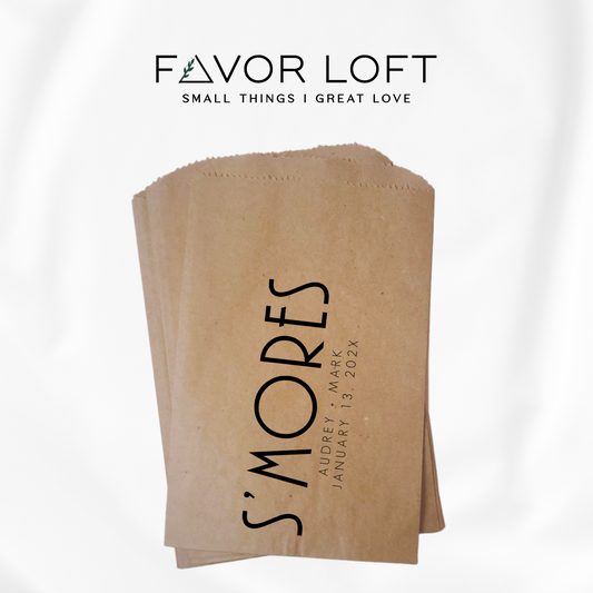 S'mores Favor Bags