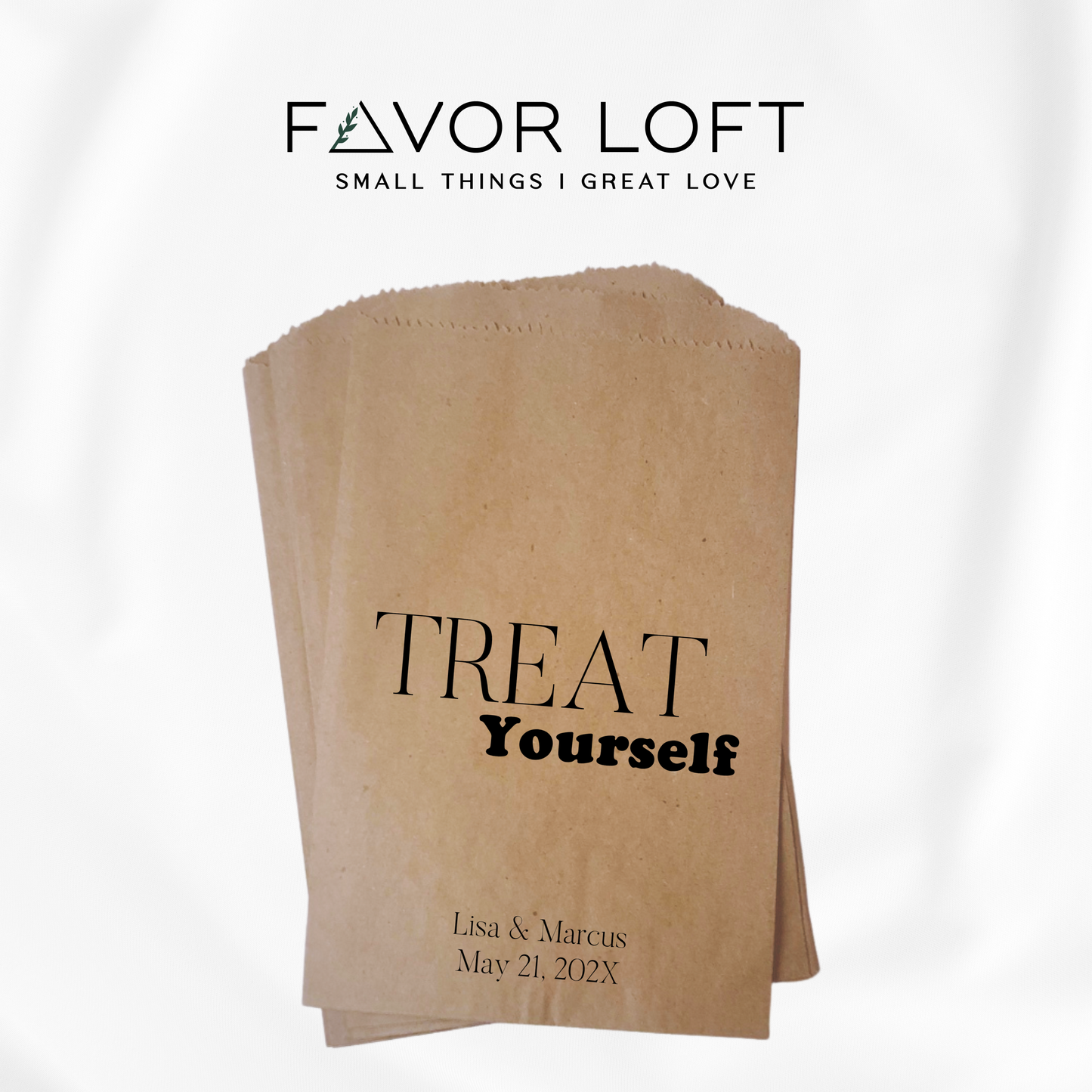 Treat Yourself Favor Bags