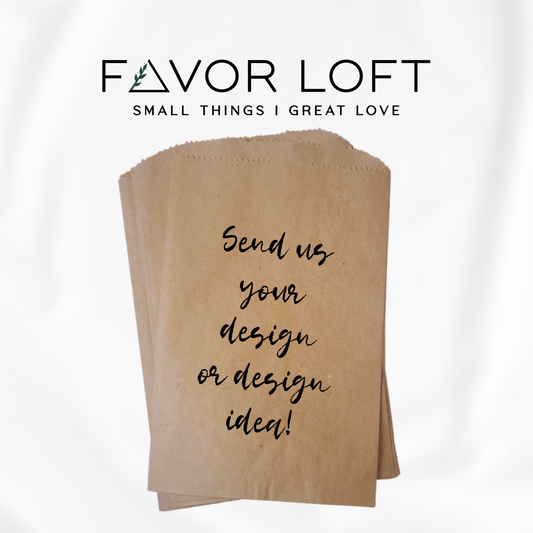 Custom Treat Bags - Your Logo - Personalized text - Customize me